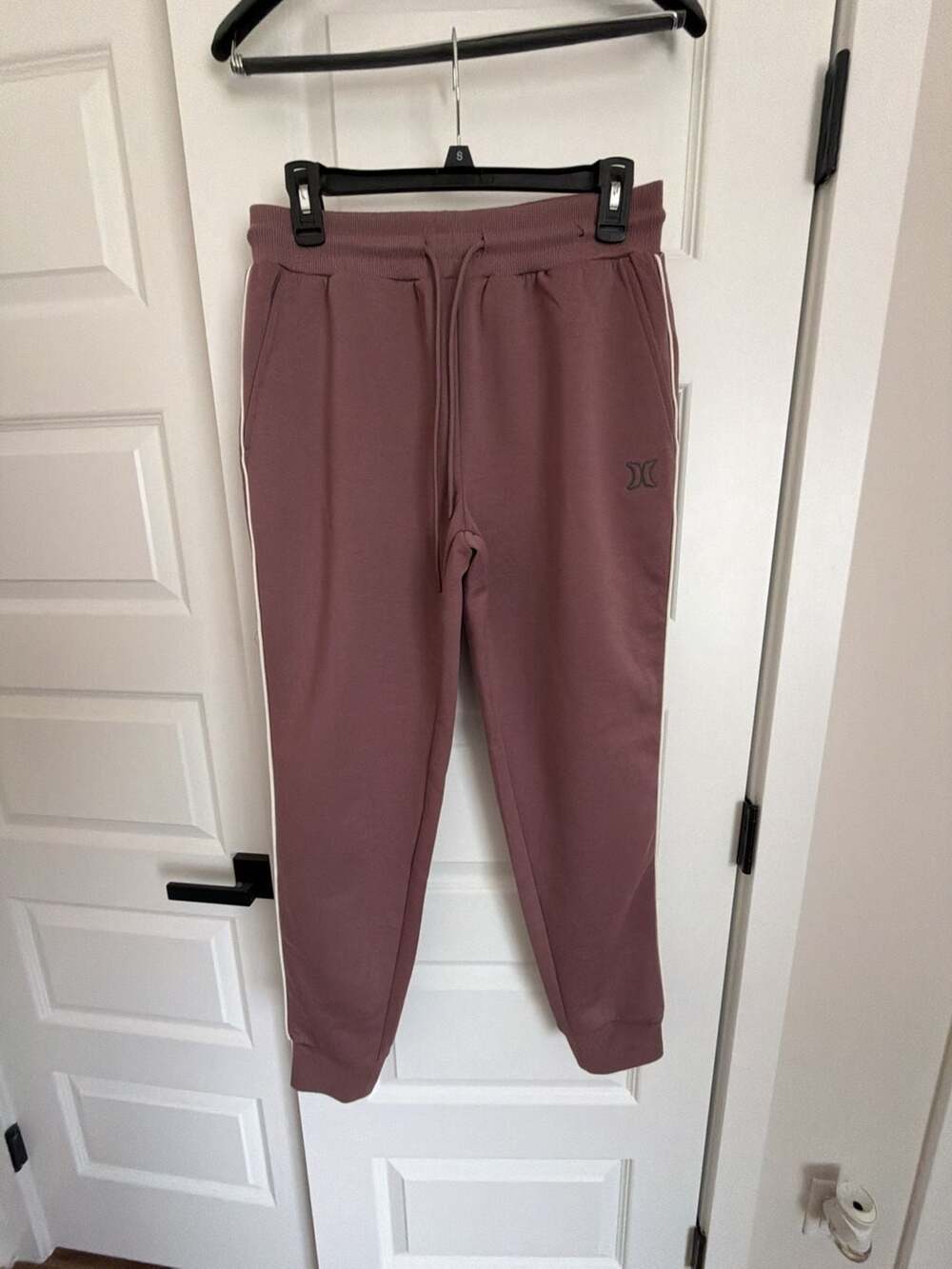 Hurley Women's Side-Piped Jogger Sweatpants in Dusty Rose